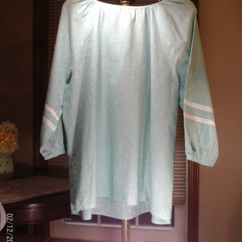 St. John's Bay 2X 3/4 sleeve top - Picture 5 of 9